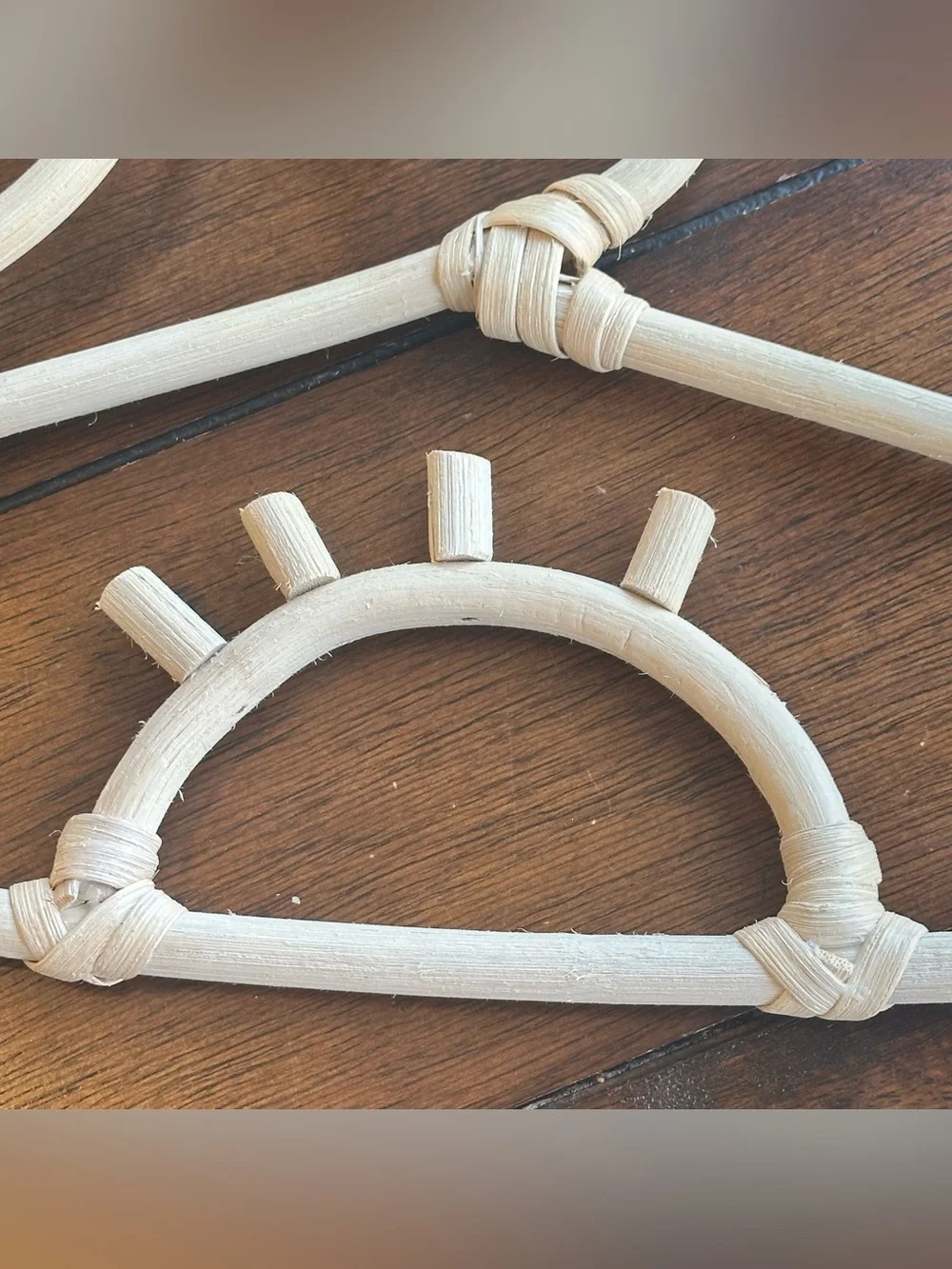 7 Kids Rattan Hangers